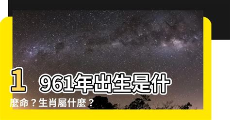 1961生肖幾歲|1961是民國幾年？1961是什麼生肖？1961幾歲？